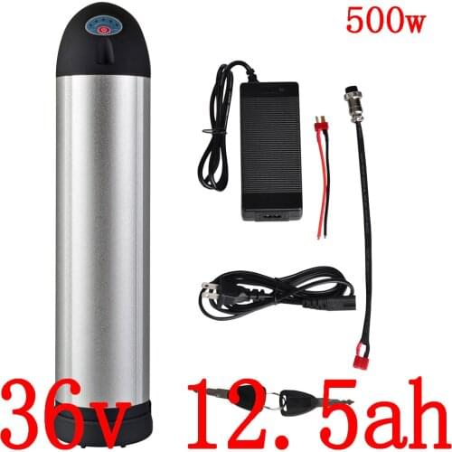 36V 500W Ebike battery 36v 8ah 9ah 10ah 11ah 12ah 12.5ah 13ah lithium battery 36V Electric Bicycle Scooter Battery free shipping
