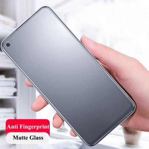 For Realme 8 Pro Matte Frosted Tempered Glass Screen Protector For Realme 8 8Pro Full Cover Anti Fingerprint Protective Glass