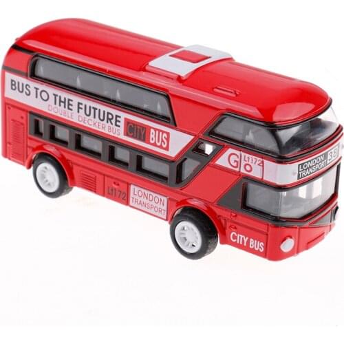 Car Model Double-decker London Bus Alloy Diecast Toys for Boys Gift Decoration Kids Toy NEW