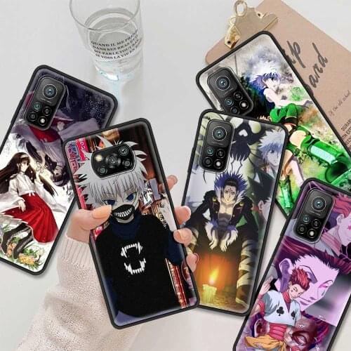 Phone Case For Mi Poco X3 NFC Pro M3 F3 10 10t Lite Soft Black TPU Bumper Fundas Smartphone Hunter X hunter HXH