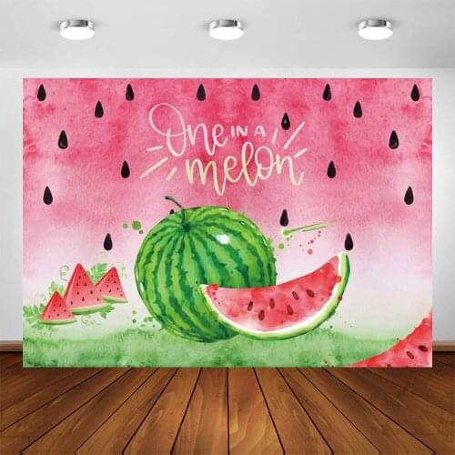 Yeele Summer Watermelon Customizable Backdrop Photography Baby Shower Birthday Party Background For Photo Studio Photophone