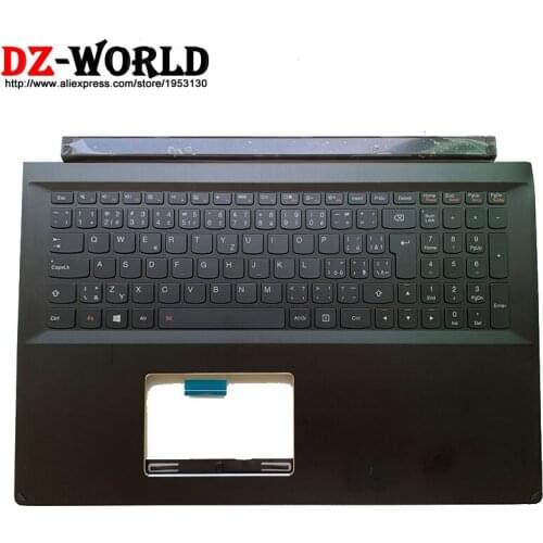 New/orig Palmrest Upper Case With Czech Backlit Keyboard for Lenovo Edge 15 Flex 2 pro-15 Laptop C Cover 5CB0G91162