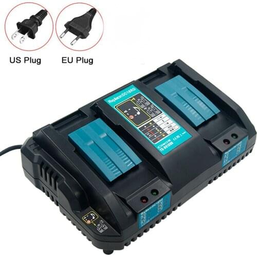 NEW Li-ion Rechargeable Battery Double Charger for 14.4V 18V rechargeable Batteries BL1815 BL1830 BL1840 BL1850