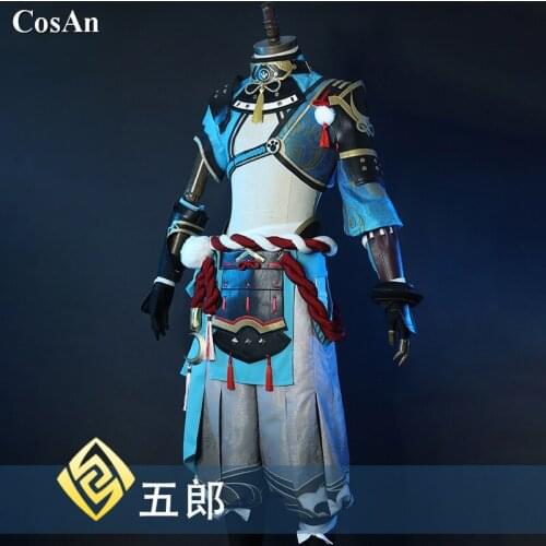 New Arrival Game Genshin Impact Gorou Cosplay Costume Fashion Battle Uniforms Full Set Activity Party Role Play Clothing XS-XXL