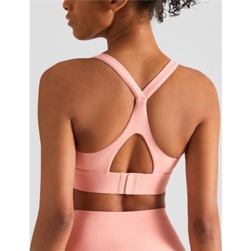 Fitness Sports Bra Sexy Sports Bra For Women Sports Top Cross Beautiful Back Buckle Running Crop Top Push Up Brassiere Crz Yoga