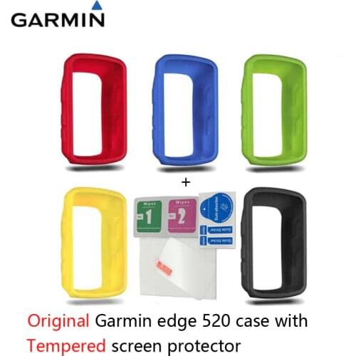 Original Garmin Edge 520 Plus Case with Screen Protector Garmin Edge 520 Case w/ GPS Computer tempered / toughened screen film