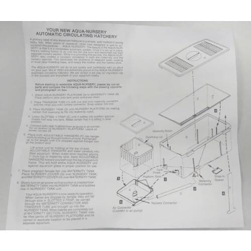 Aquarium Tank Plastic Isolation Box for Fish Aquarium Fish Breeding Box