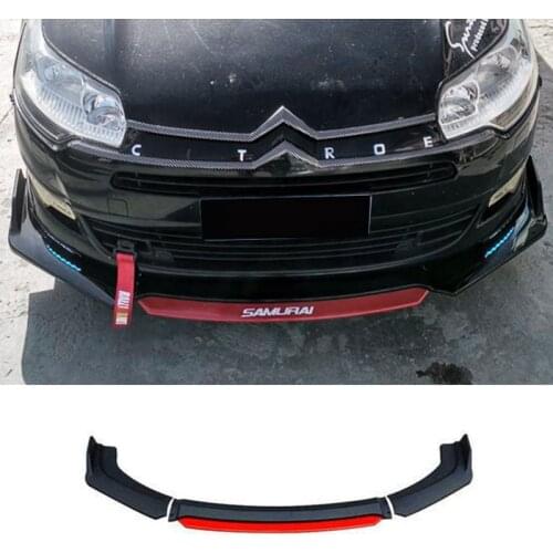 It Is Suitable The Modification Of Spoiler Deflector Of For Citroen C5 Three Piece Car Front Bumper Split Lip Body Kit