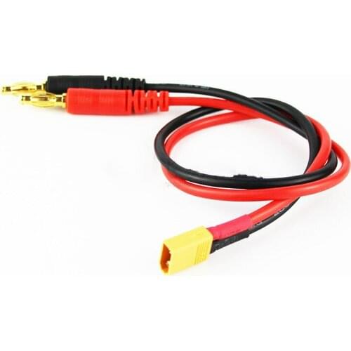 XT30 Plug to 4.0MM Banana Plug Convert Wire for icharger 2pcs/Lot Battery Balance Charger Connect Wire Cable Adapter