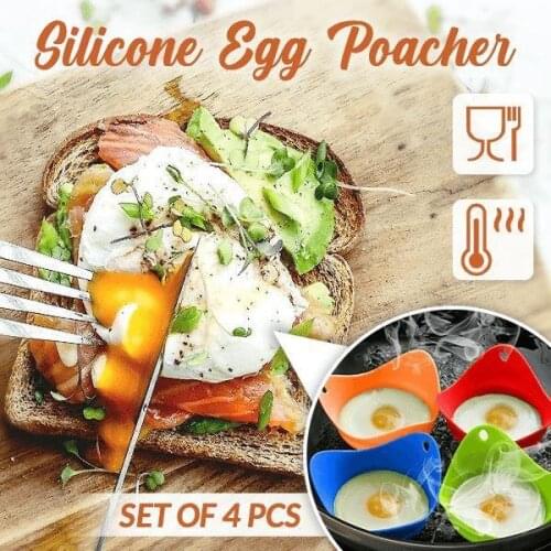 Pcs/sets Silicone Egg Poacher Poaching Pods Pan Mould Mold Bowl Cooker Boiler Bakeware Kitchen Cooking Tool Dropshipping