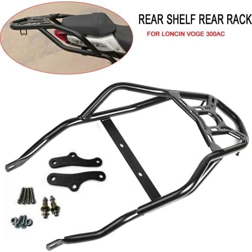 Rear Luggage Rack Saddlebag Support Trunk Holder Motorcycle Rear Shelf For Loncin Voge 300AC 300 AC