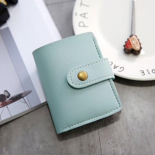 Women Wallets Two Fold Sewing Thread Small Portable Ladies High Quality British Style Ladies Students Simple Trend