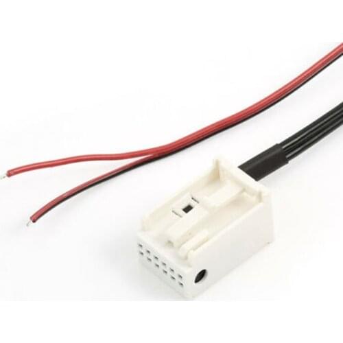 12PIN Bluetooth Aux Cable Accessory Audio Replace Adapter For Mercedes Benz W169 W245 W203 W209 W164