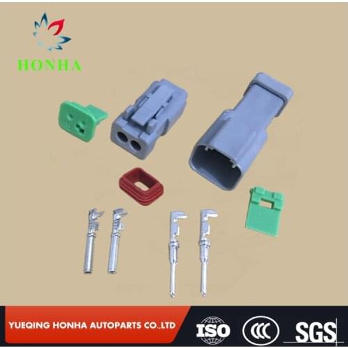 2 Pin Female Male DT Series Waterprooof Auto Plugs Car Connector DT04-2P AT04-2P DT06-2S AT06-2S