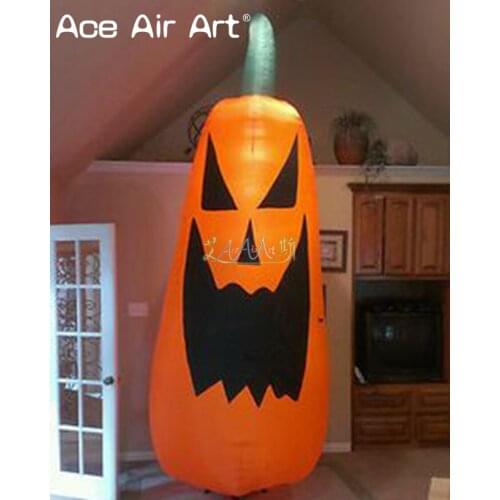 3.5m H giant halloween food replica inflatable scary pumpkin mdoel,spooky Halloween decoration pumpkin for events