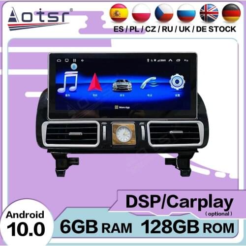 6+128G Carplay Android 10 Multimedia Player For Mercedes-Benz GLS GLE 2015 2016 2017 2018 GPS Navigation Stereo Radio Head Unit