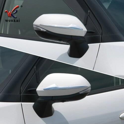 For 2021 2022 Toyota Aqua Accessories Parts Rearview Side Mirror Cover Chromium ABS Trim Strip Sticker