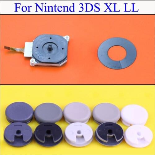 YuXi For Nintend 3DS 3DS XL LL Parts Analog Controller Joystick 3D Button For 3DS Joystick Suit Joystick Gasket