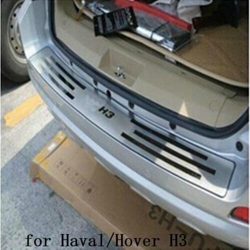 Car-covers stainless steel Rear bumper Protector Sill for Great Wall Haval H3 2009-2012 Car styling