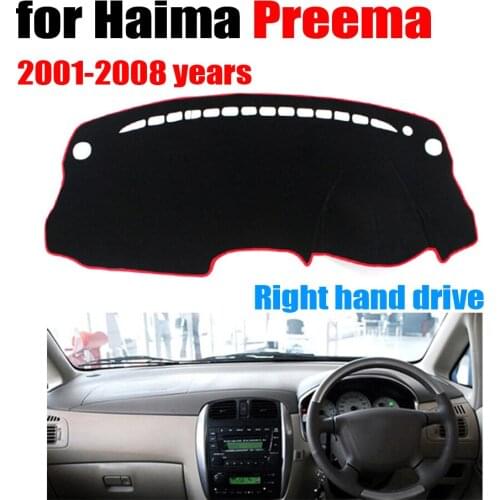 Car dashboard covers for Haima Preema 2001-2008 years Right hand drive dashmat pad dash cover auto dashboard accessories