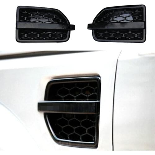 For LR4 Discovery 4 2010 2011 2012 2013 2014 2015 2016 Tuning Air Side Vent Grille Grid Outlet Air Fender Vents Side Grille