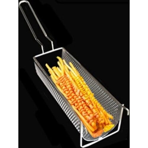 Hot French Fries Lengthened French Fries Basket Taiwanese French Fries Frying Strainer French Fries Frying Net