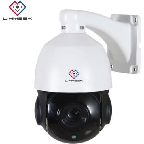 Lihmsek H265 4MP 4 inch Mini Network Onvif IP PTZ Speed Dome 20X Optical Zoom PTZ IP Camera 60m IR Distance POE Speed Dome
