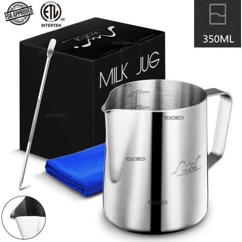 Stainless Steel Milk Frothing Pitcher Espresso Coffee Barista Craft Latte Cappuccino Milk Cream Cup Frothing Jug Pitcher