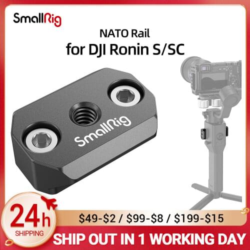 SmallRig NATO Rail for DJI Ronin S/SC Built-in 1/4”- 20 threaded hole 3032