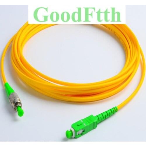 Fiber Patch Cord Jumper Cable SC/APC-FC/APC SM Simplex GoodFtth 100-500m