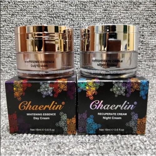 Hot CHAERLIN whitening fade out day +night cream for fades-out ages spots brown skin marks dark pigmentation spots