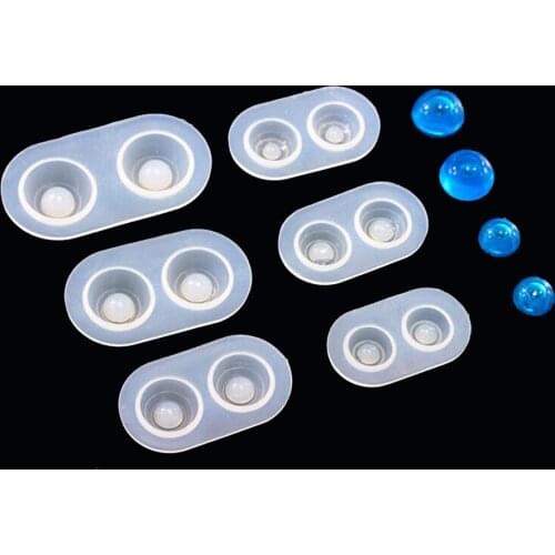 6 Sizes Silicone Mold DIY Doll Eyes Resin Pendant Mirror Crafts Jewelry Making Mould epoxy resin mold for jewelry tools