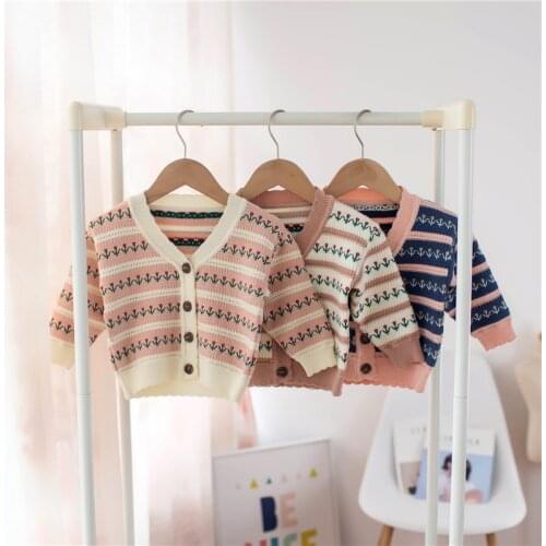 Infant Toddler Girl Boy Warm Sweater Outerwear Cute Autumn Spring Newborn New Baby Knitted Clothes Tops Shirts Wool Wear 3 years