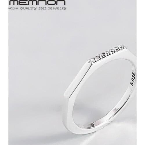 Top quality New Autumn silver shine and rose Multifaceted Ring 925 Sterling Silver Rings for women anillo fashion Memnon Jewelry