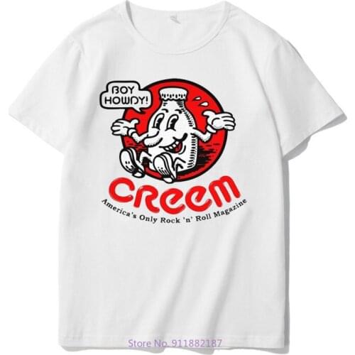 Vtg Popular 1970s MAGAZINES Rare Mens Unisex Top Creem T-Shirt Reprint USA Size fashion t-shirt men brand tee t shirts