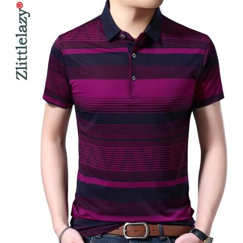 2021 Brand Short Sleeve Polo Tee Shirt Men Casual Summer Striped Mens Clothing Polos Shirts Mens Fashion Slim Fit Poloshirt 612