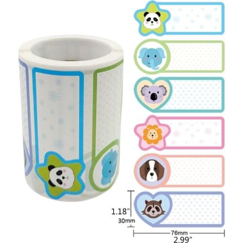 250pcs Baby Bottle Stickers Seal Label for Daycare School Waterproof Write-On Name Tags Kitchen Jar Refrigerator Reminder