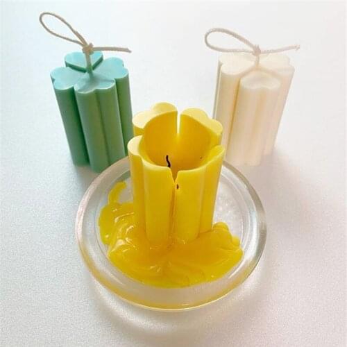 3D Handmade Acrylic Molds Mould Resin Clay Mold Four-leaf Clover Soap Mold Candle Aroma Stone Molds Soap candle making supplies