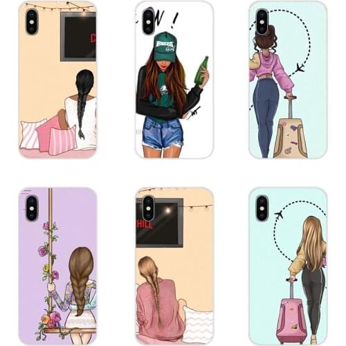 Accessories Shell Covers We will always be best friends BFF For Xiaomi Redmi Note 3 4 5 6 7 8 Pro Mi Max Mix 2 3 2S Pocophone F1