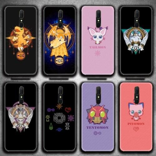 Anime Digimon Japan Phone Case For Oppo A5 A9 2020 Reno2 z Renoace 3pro A73S A71 F11