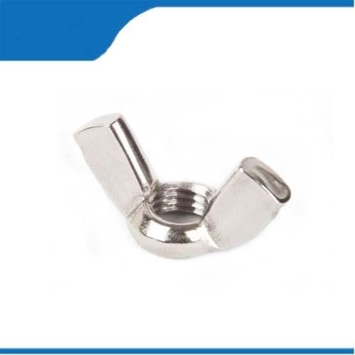 Free shipping 1Pack DIN315 M3 M4 M5 M6 M8 304 Stainless Steel Hand Tighten Nut Butterfly Nut Ingot Wing Nuts HW120Hex