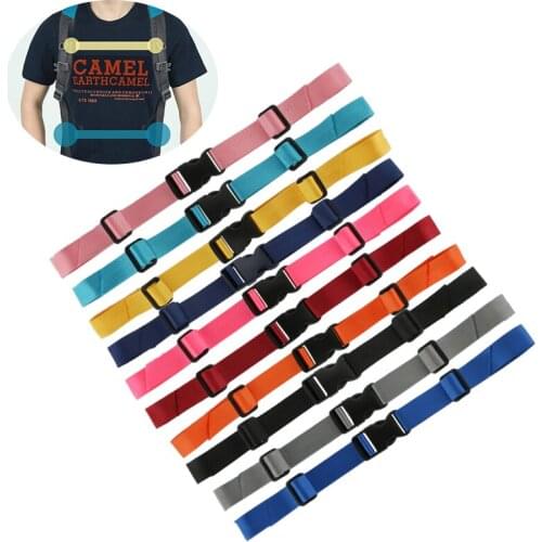 Childrens School Bag with Fixed Buckle Shoulder Bag Non-slip Carabiner Adult Backpack Chest Buckle Waist Bag Connection Belt