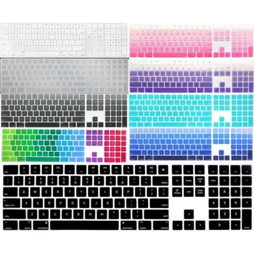 For Apple Magic Keyboard A1843 with Numeric Pad US English Version keyboard Skin Cover Mult
