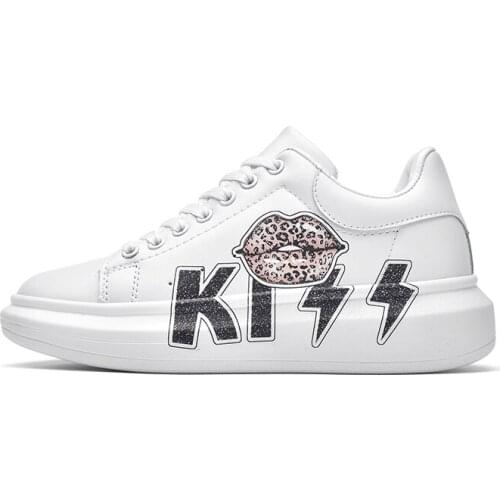 Men Sports Casual Shoe Sandals Sneakers Summer WomensVulcanize Shoe Sports Shoe For Women White Sneakers Print Pattern35-45