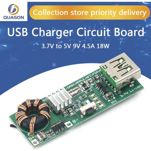 QC4.0 QC3.0 Double Way PD Mobile Phone Power Bank Quick Charge 3.7V to 5V 9V 4.5A 18W Type-C USB Boost Charger Circuit Board