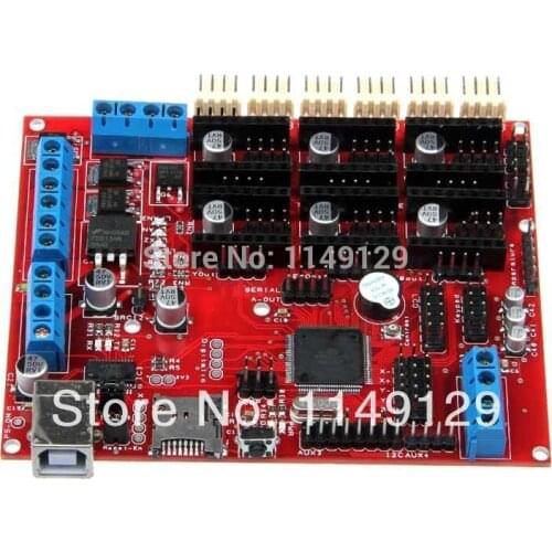 Geeetech Megatronics V2.0 Control Board RepRap Stepper Motors Kit for 3D Printer Prusa Mendel Free Shipping