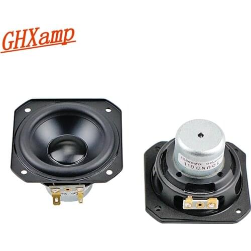 GHXAMP 3 Inch Full Range Speaker 8OHM Neodymium All Frequency Horn Anode Aluminum Cone 20-50W For Bluetooth Audio Parts 2PCS