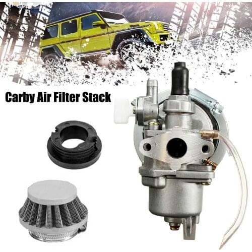 Carburetor Carb Carby + Air Filter + Stack for 47cc 49cc Mini Moto Dirt for Pocket Bike ATV Quad Go Kart Minimoto Minicross