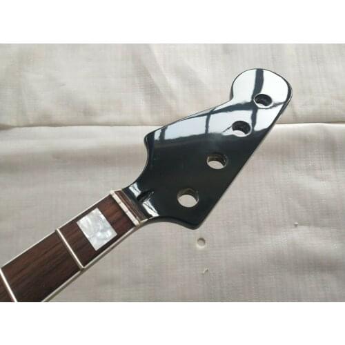 Left hand Maple Rosewood 4 string 20 Fret Electric Bass Guitar Neck Parts