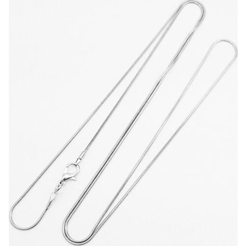 Chains Metal Broches 60cm 80cm Snake Chain Necklace Jewelry Diy Accessories Oem, Odm Nl082